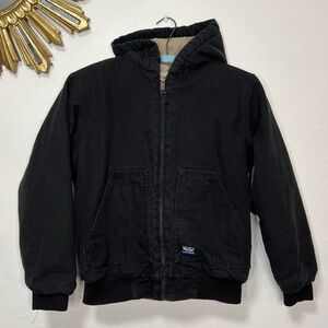 Walls Tough Wear Black Hooded Jacket